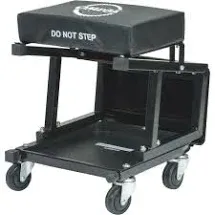 Omega 91305 2-n-1 mechanics creeper seat/step stool