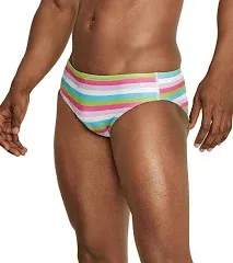 Printed One Brief - Vibe Multi Stripe