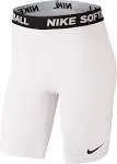 Nike Womens DF Softball Slider Shorts WHITE | BLACK Sze Large AV6633-100