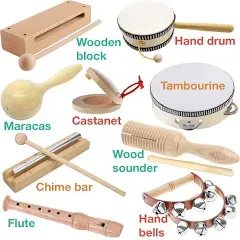 Stoie’S International Wooden Music Set for Toddlers and Kids- Ecofriendly Musica