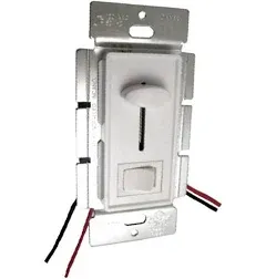 usLEDsupply PWM LED Slide Dimmer with Switch 8A (wall Plate) 12V/24V DC