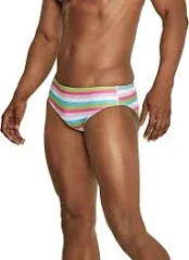 Printed One Brief - Vibe Multi Stripe