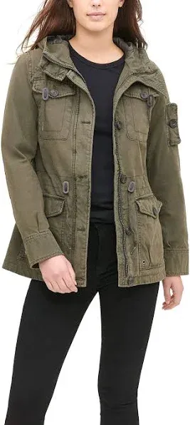 Levi's Women's Hooded Military Jacket