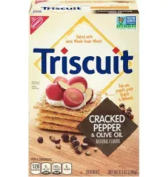 Triscuit Cracked Pepper & Olive Oil Crackers