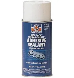 Permatex 80064 High Tack Spray-A-Gasket Sealant, 4 oz. Aerosol Can , Black