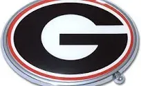 Georgia Bulldogs Color Metal Auto Emblem