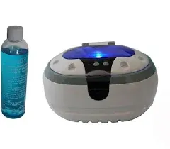 iSonic® Ultrasonic Jewelry Cleaner CD-2800 with Cleaning Solution Concentrate CSGJ01, 110V