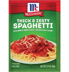 McCormick Thick Zesty Spaghetti Sauce Mix