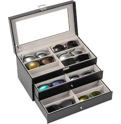 ProCase 3-Layer Sunglasses Storage Organizer