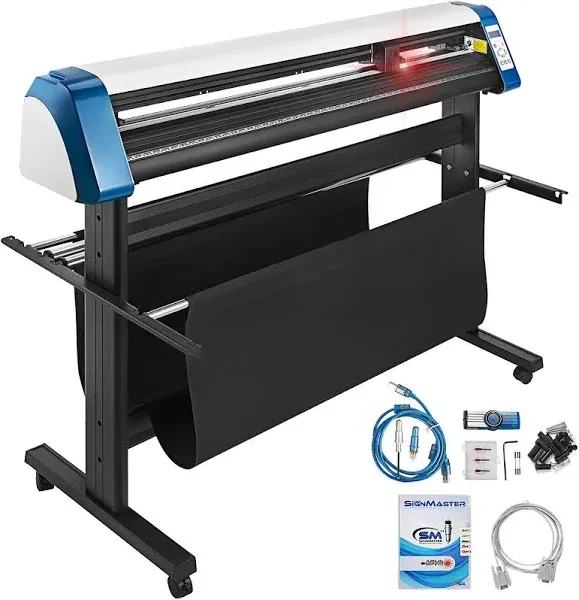 VEVOR Vinyl Cutter 53 inch Plotter Machine Automatic Paper Feed Vinyl Cutter Plotter Speed Adjustable Sign Cutting