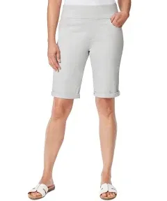 Gloria Vanderbilt Women's Amanda Pull-On Bermuda Shorts