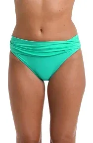 La Blanca Women's Island Goddess Shirred Band Hipster Bottom