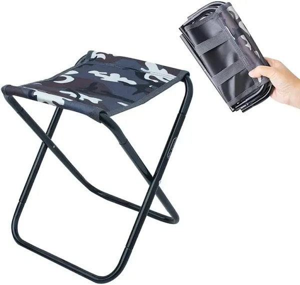 Camping Stool, Portable Folding Stool for Outdoor Travel Walking Hiking Fishi...