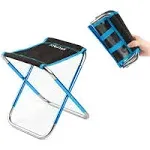 Ultralight Portable Folding Camping Stool: Outdoor Aluminum Alloy Seat