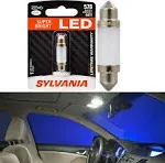 Sylvania ZEVO LED Light 578 White 6000K Two Bulbs Interior Dome Replace Lamp OE