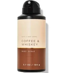 BBW - Bath and Body - Coffee & Whiskey Men's Body Spray 3.7 oz. (Pack of 1)