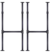 38 Inch Industrial Pipe Table Leg for Bar Height Pub Table H-Shape Iron Base