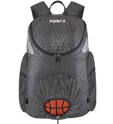 Point 3 Road Trip 2.0 Backpack Basketball Backpack with Drawstrong Closure | Ventilated Mesh Shoe Pocket Compartment