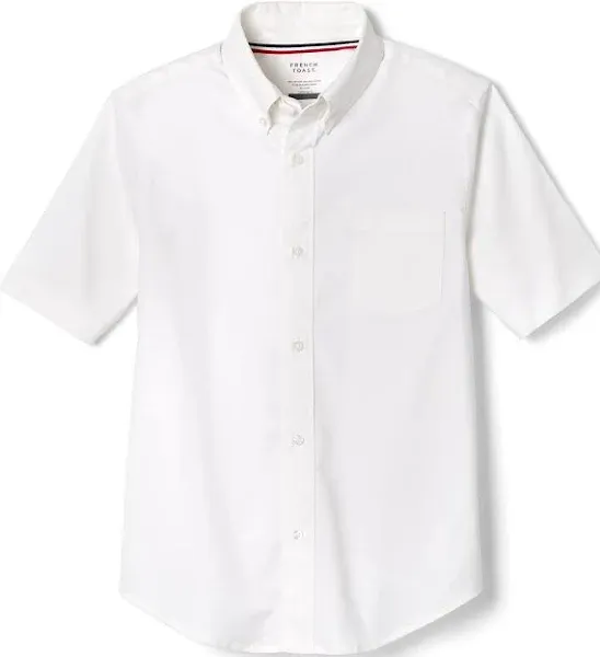 Short Sleeve Oxford Shirt Sz 4-20 (2 Colors)