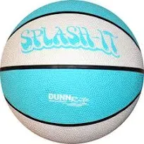 DUNNRITE Products 9" Diameter Regulation Aqua B110 Pool and Lake Water Basketball, Waterproof