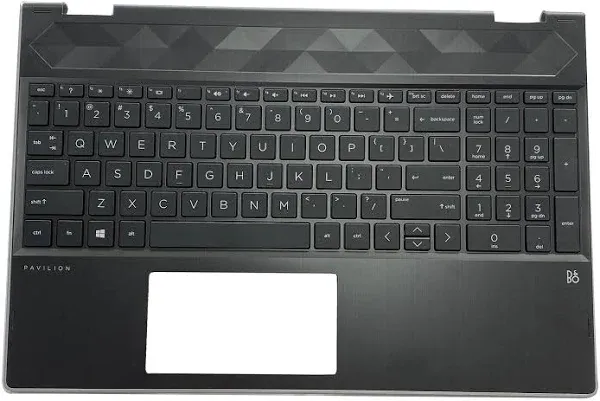 HP Pavilion x360 15T-CR000 15T-CR 15 Laptop Upper Case Palmrest Keyboard