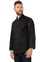 ⚡️Chef Works Bowden 10 Button Double Breasted Chef Jacket Black Large