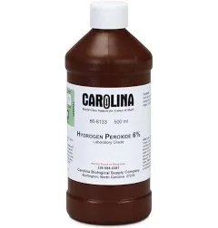 Carolina Hydrogen Peroxide 6% Laboratory Grade 500 mL