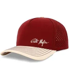 Salt Mafia Curved Brim Water-Resistant Performance Snap Back Hat