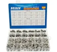 24 Values 360 Pcs Fast-Blow Glass Fuses Assortment Kit 5X20Mm 250V 0.25 0.5 1 2 