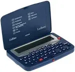 Lexibook DC753EN Electronic Pocket Spellchecker, Thesaurus, Crossword, Conjugation, Anagram Solver, Words Games, with Battery, Blue/White