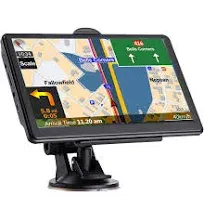 GPS Navigation for Car, Latest 2024 Map,7 inch Touch Screen Real Voice 7inch