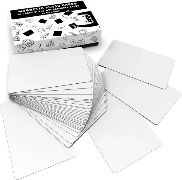 Attractivia Dry Erase Magnetic Labels 5.6 x 3.7 in