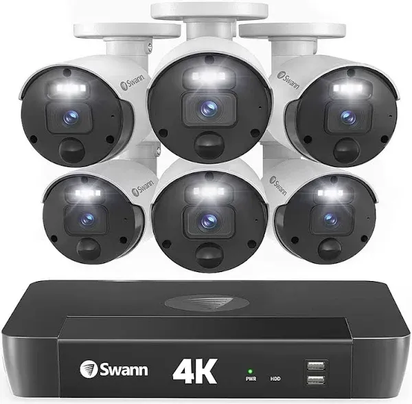 Swann Master Series 4K HD 6 Camera 8 Channel NVR Security System