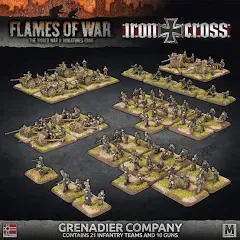 Flames of War GEAB23 German Iron Cross Grenadier Company Army Deal - OOP