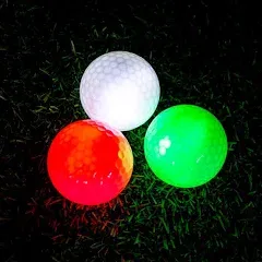 THIODOON Glow in The Dark Golf Balls Light up Led Golf Balls Night Golf Gift Sets for Men Kids Women 6 Pack