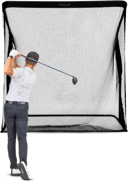 GoSports Elite Golf Practice Net with Steel Frame - Choose 10' or 7' Size