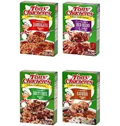 Tony Chachere Rice Dinner Mix, Variety Pack, 4 Count