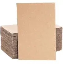 Juvale 50 Pack Corrugated Cardboard Sheets