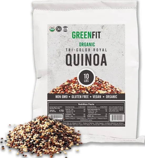 Now Greenfit Royal Organic Tri Color Quinoa