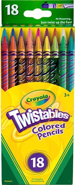 Crayola Twistables Colored Pencils, 12 Count