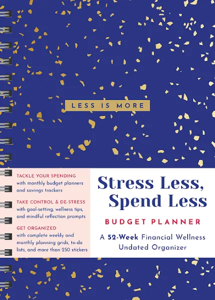 Sourcebooks Stress Less, Spend Less Budget Planner