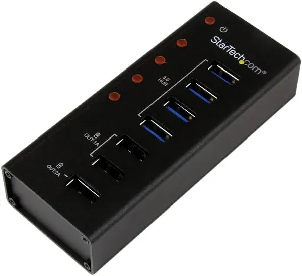 Startech ST4300U3C3 ADD 4 USB 3.0 HUB PORTS, PLUS 3 DEDICATED USB CHARGING PORTS