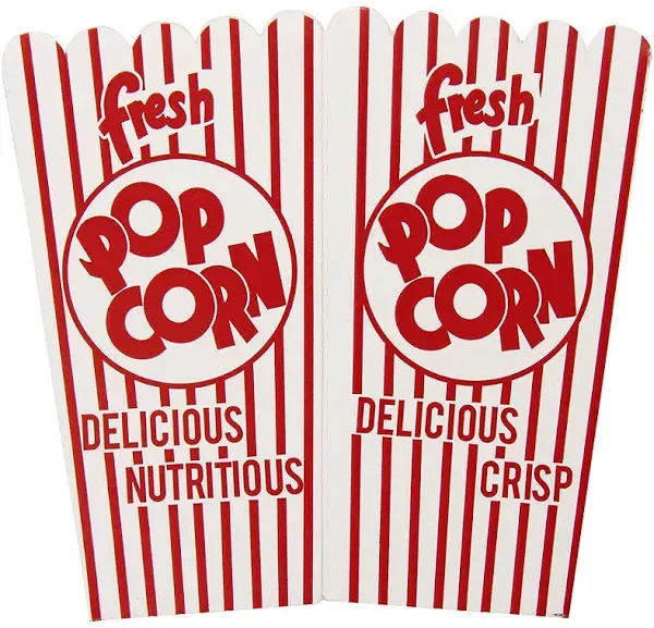 44e Open Top Popcorn Boxes ( Pack of 50ct)