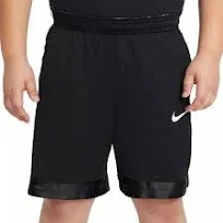 Nike Dri-Fit Elite Basketball Shorts - Boys' S Smoke Grey/Black