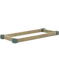 Hyloft Heavyweight 2 X 4 Do-it-yourself Single Shelf Kit, Gray