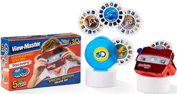 View Master Classic with Discovery Kids Reels - Metallic Viewfinder with 5 Re...