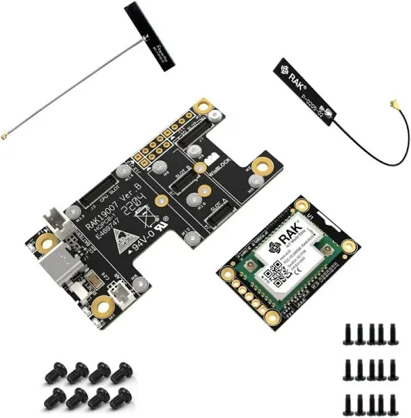 Rakwireless Wisblock Meshtastic Starter Kit Us915 Base Rak19007 + Core Rak4631