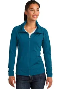 Sport-Tek Ladies Sport-Wick Stretch Full-Zip Jacket