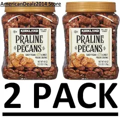 2 PACK - Kirkland Signature Praline Pecans 2.5 lbs (40 oz.) Total 5 lbs