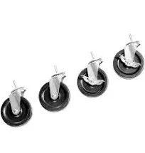 Seville Classics Steel Wire Shelving System Replacement Casters